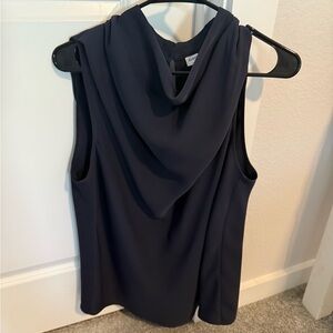 ARITZIA Babaton L Navy Sleeveless Top